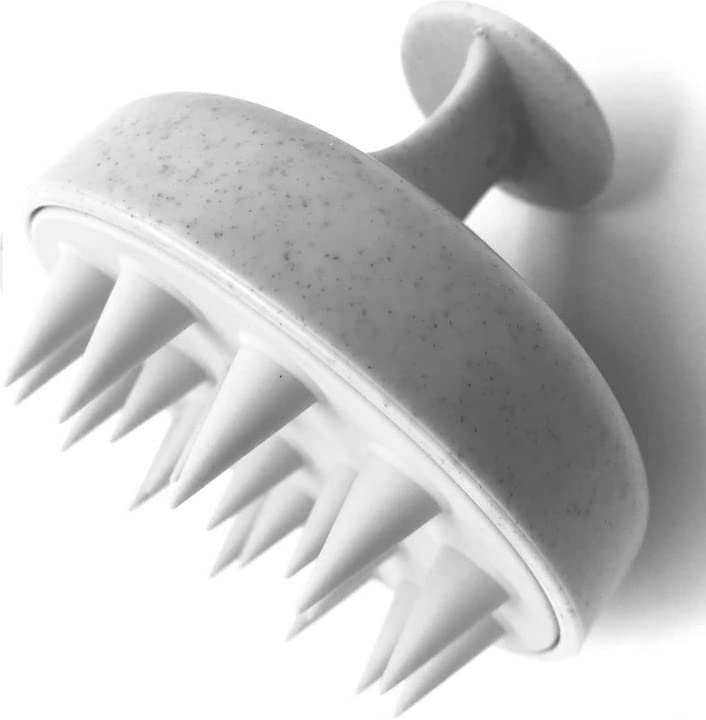 Image of QIQI Scalp Massager Brush for Hair & Shampoo | Relaxing Head Massager with Soft Silicone Bristles | Deep Cleansing & Anti-Dandruff Tool for Men & Women (JW35)