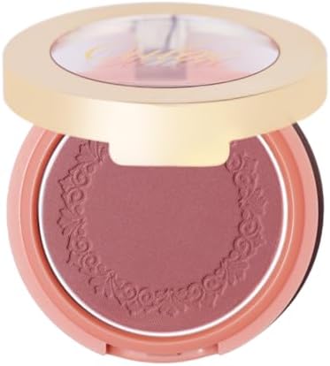Oulac Barbie Pink Blushers for Cheeks Makeup for Women | Blusher for Fair Brown Skin | Rich Colours& Blendable | Vegan &Cruelty Free | 06 Dance with me 4.8g