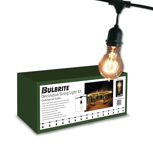 Luces de cadena Bulbrite 48 pies E26 A19