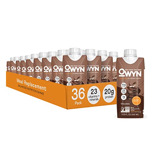 Vegan Complete Nutrition Protein Shake, Chocolate, 20G Plant Based Protein, 23 Vitamins And Minerals, Nutritional Shake, Gluten, Soy, And Tree Nut-Free (Chocolate, 36 Pack) #TOP20