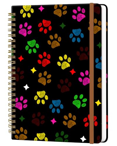 Carnet de notes A5 ligné avec feuilles épaisses et spirale pour fournitures de bureau scolaires
