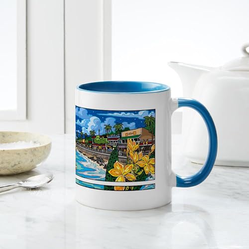 Taza de cerámica CafePress Lahaina Maui 11 oz miniatura 6
