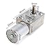DC 12V Geared Motor, Engine Geared Motor High Turbo Electric Mini Engine Motor Used in Windows, a Door Opener (3 RPM)