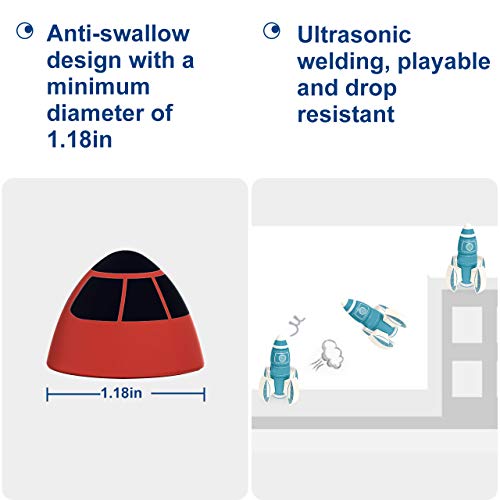 Gifts2U Magnetic Rockets Toy, Magnetic Blocks Stacking Robots For Kids Construction Learning With Storage Box,Stem Educational Diy Puzzle Playset Gift For Boys Girls Toddlers Ages 3 4 5 6 #TOP3