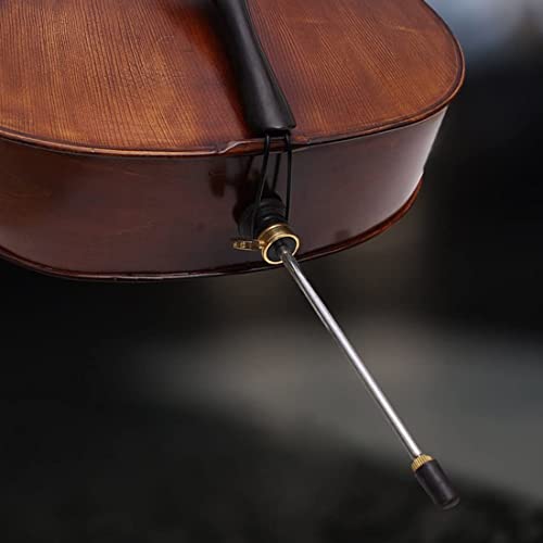 BEYEQCEZ Cello End Pin Protector, 5 Stück Tragbare rutschfeste Matte für Cello-Endstift Instrument Zubehör, Schwarz