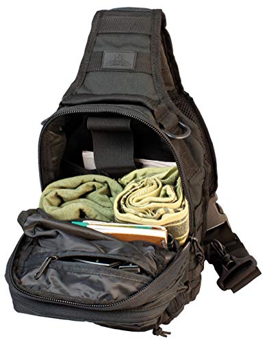 Red Rock Outdoor Gear Red80129Blk-Brk Rover Sling Pack Black #TOP3