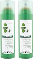 Klorane Nettle Dry Shampoo 150ml - Oily Hair (Pack of 2)