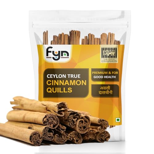FYN True Sri Lankan Cinnamon Quills/World's Finest Ceylon Dalchini (Whole, 200g)