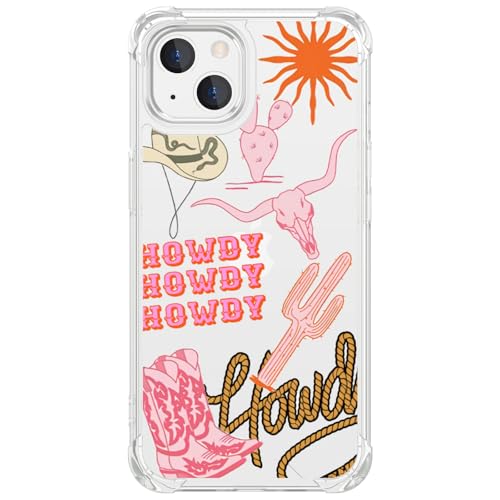Coque iPhone 12 Pro Max transparente contre les rayures motif cowboy