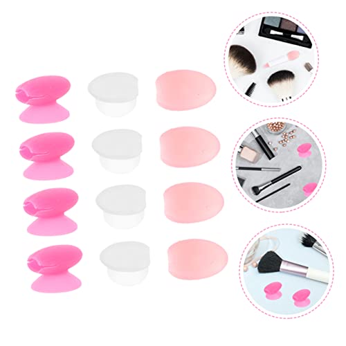 Cubierta de cepillo de labios de silicona y fundas para protectores de manga cosmética 7