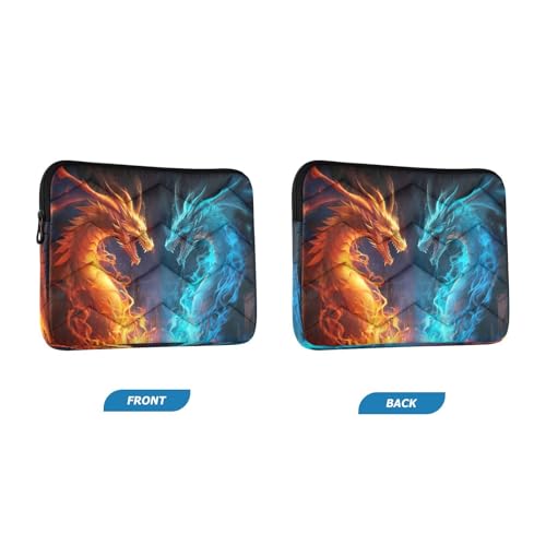 Funda para laptop Two Dragon Fire 13-14 pulg impermeable miniatura 2