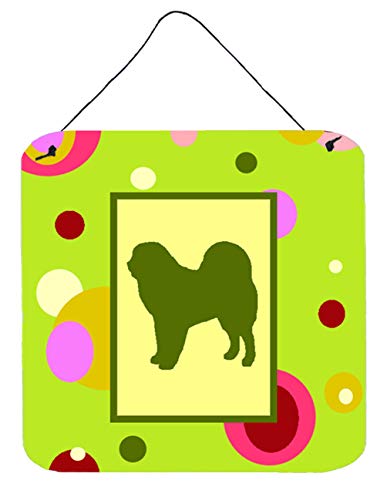 Caroline's Treasures CK1095DS66 Tibetan Mastiff Wall or Door Hanging Prints Aluminum Metal Sign Kitchen Wall Bar Bathroom Plaque Home Decor, 6x6, Multicolor