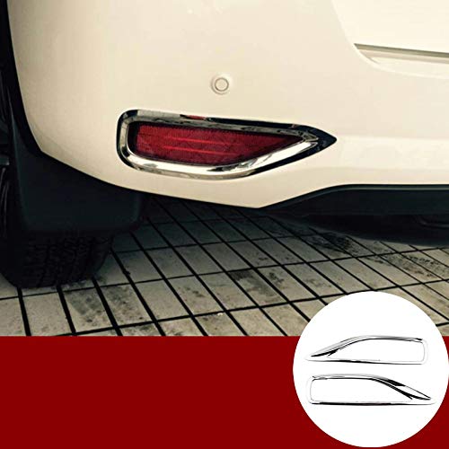HOTRIMWORLD Fog Light Covers for Fortuner,Rear Tail Fog Light Lamp Trim Cover for Toyota Fortuner Accessories 2016-2020,ABS Material