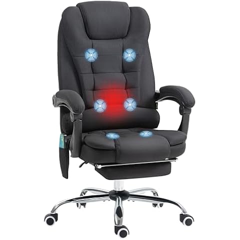 Vinsetto Fauteuil de Bureau Massant Cover