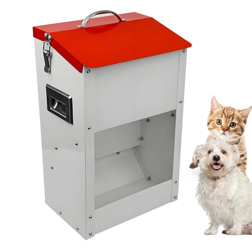 13L Galvanized Gravity Cat Feeder