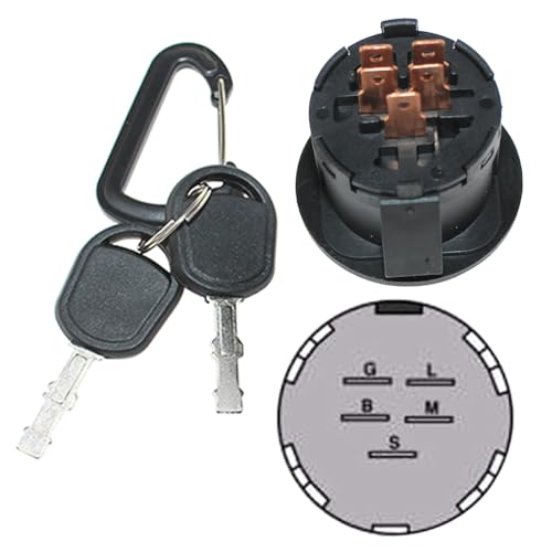 Llave de encendido para tractor cortacésped 17AE2ACG105 y 17AF2ACP304 3