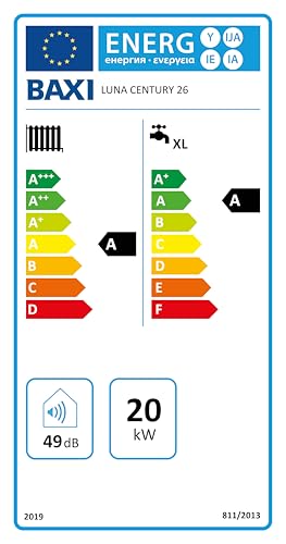 Baxi Luna Century 26 A7870637 – Caldaia Murale A Condensazione 26 Kw Per Riscaldamento E Acs - 4