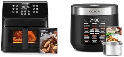 COSORI Clear Blaze 6.5 Quart Large Capacity Air Fryer with 12 Fun...