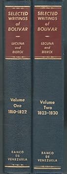 Hardcover Selected Writings of Bolivar. Book