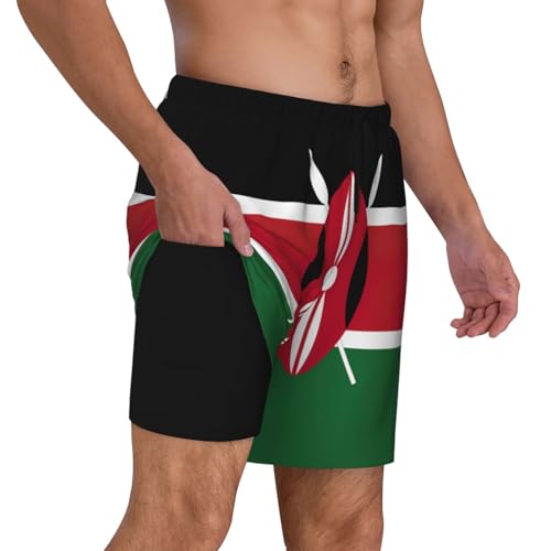 Short de bain à séchage rapide et doublure compression Kenya