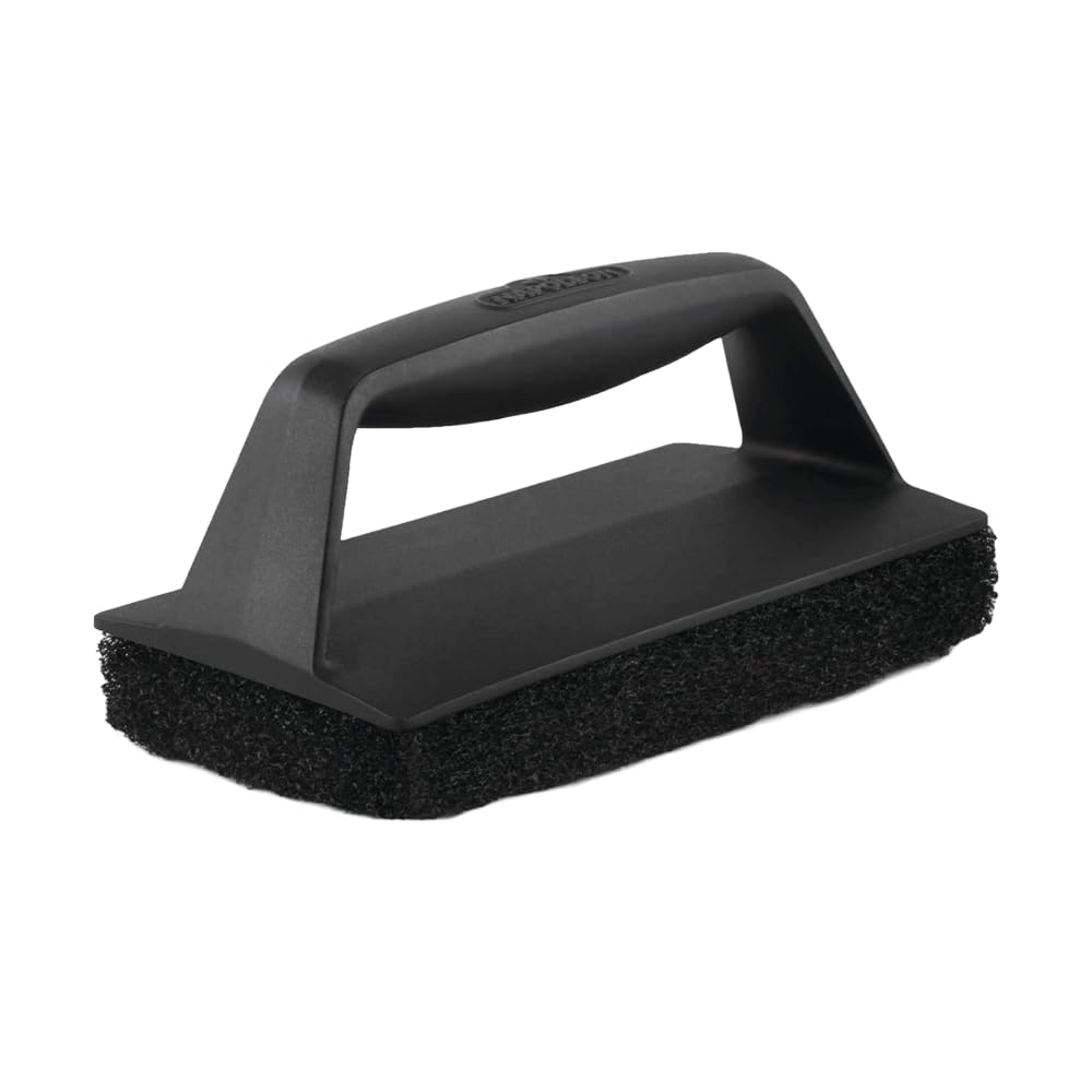 Napoleon - Cepillo abrasivo para parrilla de barbacoa de hierro fundido esmaltado