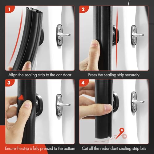 A-Premium Inner and Outer Window Molding Trim Weather Stripping Kit Compatible with Chevrolet Camaro 1970-1981 & Pontiac Firebird 1970-1981, Reference 9612538, 8808231 by A-Premium - Image 7