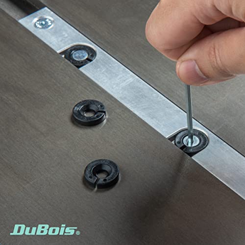 Dubois 51007 Table Saw Miter Gauge Fence System W/ 13 Precise Angle Stops & Standard 3/4”X 3/8”T-Slotted Miter Bar W/T-Slot Plate, Includes T-Track Miter Fence, T-Track Flip Stop, Sea/Metric Scale #TOP5