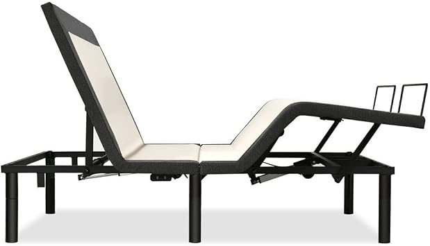 Twin XL Size Adjustable Bed Base Electric Bed Frame w/Massage Modes Remote Control for Easy Adjustment of Bed