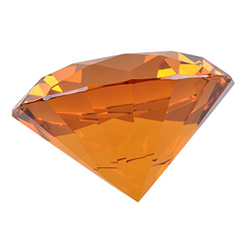 Longwin 60Mm (2.4") Crystal Faceted Diamond Paperweight Wedding Favor Home Decor (Amble, 60Mm) #TOP2