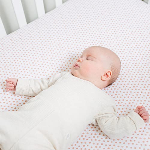 Lulujo Soft Cotton Baby Crib Sheet (Dots) #TOP3