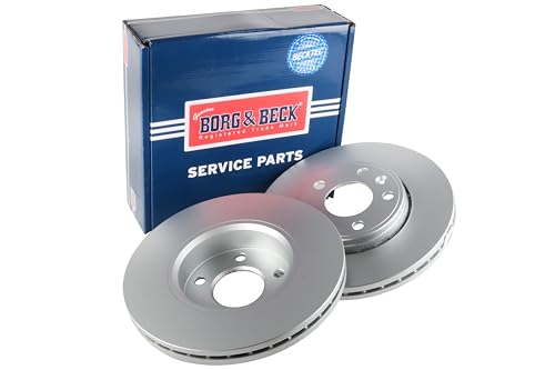 Borg and Beck BRAKE DISC PAIR GM Nissan Renault Vans 01-