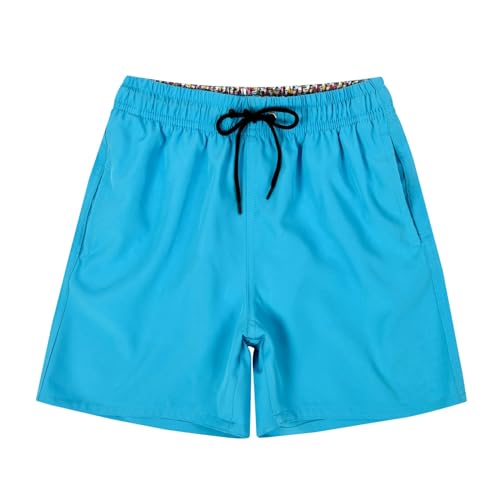 Generisch Pantalones de chándal para niños, pantalones cortos deportivos de verano transpirables para niños, pantalones cortos de baño de secado rápido para niños, pantalones cortos de correr y playa