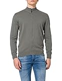 mexx strickjacke herren Regular Fit Mexx Mens Elegant with Zipper Cardigan Sweater, Dark Green, S