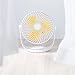 Imagen de LIANGGM Ventilador Fan Ventilador De Mesa Ventilador De Escritorio Recargable Ventilador De Refrigeración Ventilador De Rotación De 180 ° Para El Hogar Viajes