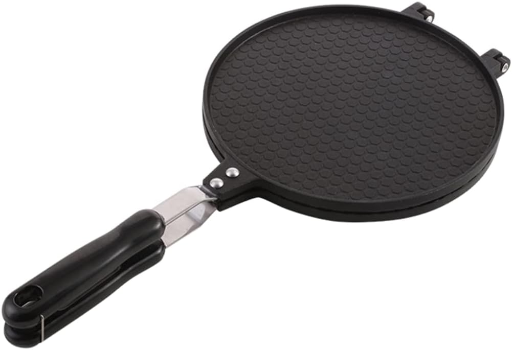 Hemoton Small Egg Roll Maker Waffle Cone Machine Non Stick Mold Pan Stovetop Cone Maker Easy to Use for Home Kitchens Outdoor Events