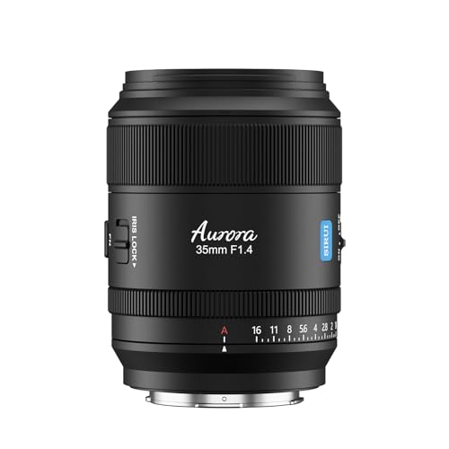 Image of SIRUI Aurora 35mm F1.4 Full Frame Auto Focus Lens, Wide Angle Prime Lens for L Mount Cameras, Black