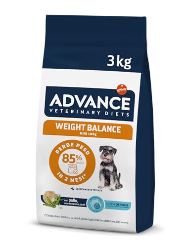 Advance Veterinary Diets - Weight Balance Mini - Cibo per Cani con Problemi di Sovrappeso - 3kg