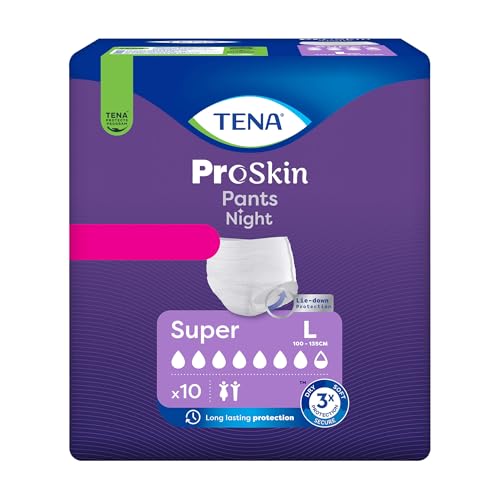 Tena ProSkin Pants Night Super L bei Inkontinenz, 10 St