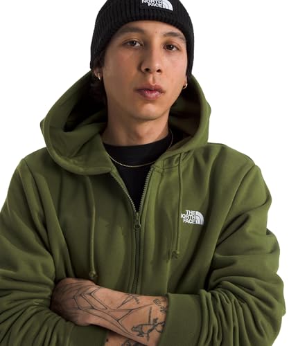 Image of THE NORTH FACE Men's Evolution Simple Dome Full Zip Hoodie | 2 Piece Hood With Adjustable Drawcord, Classic Logo