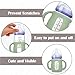 BUSOHA 3 Pack Silicone Sleeves for Lansinoh NaturalWave Baby Bottles - Baby Bottles Sleeves for Lansinoh Bottles Baby Anti-Colic Bottles Holder with Handle Silicone Protector,5 oz