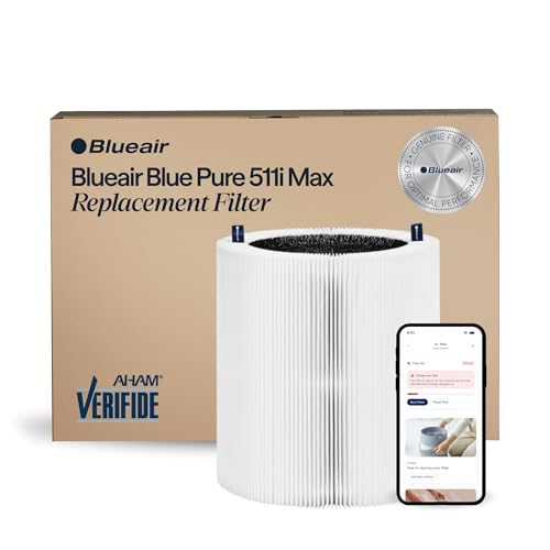 Blueair Blue Pure 511i Max Genuine Replacement Filter, Fits Blue Pure 511i Max Air Purifier