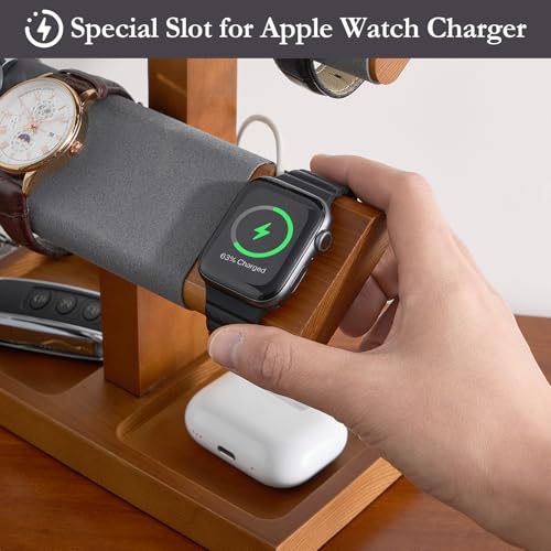 ProCase 木製腕時計ディスプレイスタンド