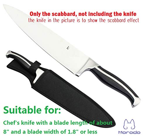 Morodo 8" Chef Knife Scabbard Sheath (Black Nylon) #TOP1