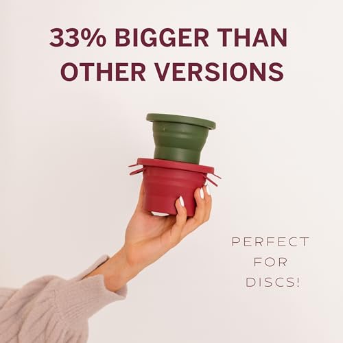 Pixie’s Public Restroom Menstrual Cup Wash Case 12oz - Collapsible Cleaner Container to Clean Your Menstrual Disc & Period Cup - Microwavable Friendly - Foldable for Travel - Sterilizer Case Holder - Image 4