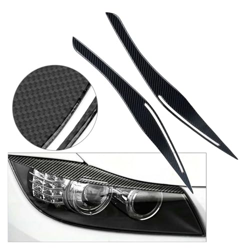 Paupières de phare E90 E91 pour BMW Série 3 2009-2012 sourcil noir abs - 6