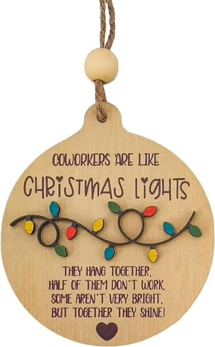 Funny Christmas Ornament for Coworkers