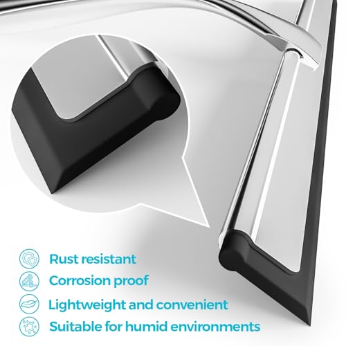 image for ALFLOD 2PACK All-Purpose Shower Squeegee for Shower Doors, Tile Shower