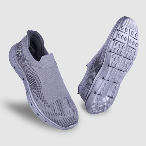 Image of Impakto FlexiSock Men's Walking Shoes | Lightweight & Breathable Casual Shoes | Slip-in Fit System for Hassle-Free Wear | Padded Insole | Anti-Skid EVA Outsole | Perfect for Casual Outfit