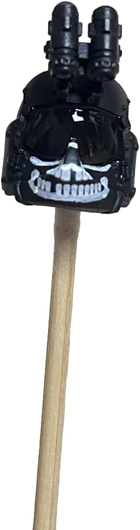 Premium Painted 1/18 Ghost Face Helmet Model for 3.75 inch Action Figure Head Sculpt Accessory