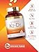 Carlyle Vitamin K2 D3 Supplement | 300 Softgels | 200mcg K2 MK7 & 10,000 IU D3 | Non-GMO, Gluten Free